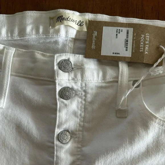Madewell NWT 10" High-Rise Skinny Crop Jeans: Button-Front Edition - Picture 5 of 16